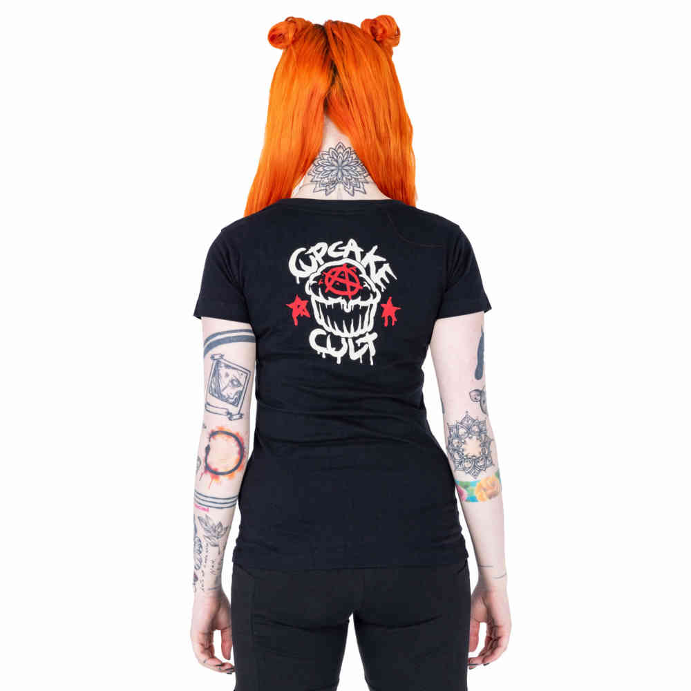 Cupcake Cult - Death Candy T-shirt Femme - Noir